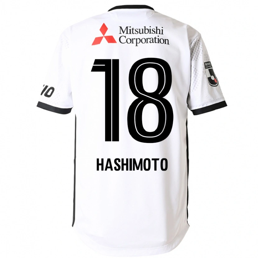 Danxen Kinder Kento Hashimoto #18 Königsblau Weiß Auswärtstrikot Trikot 2025/26 T-Shirt Schweiz