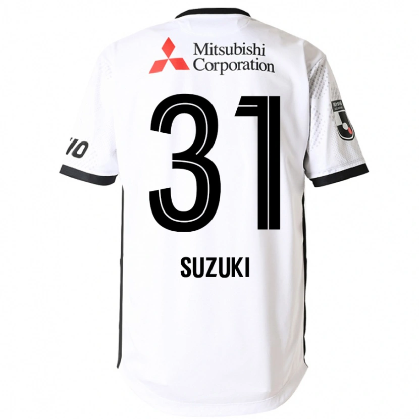 Danxen Kinder Kaede Suzuki #31 Königsblau Weiß Auswärtstrikot Trikot 2025/26 T-Shirt Schweiz