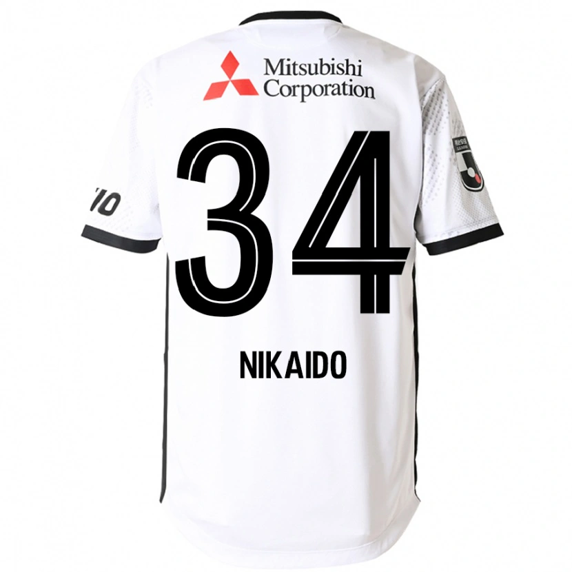 Danxen Kinder Rintaro Nikaido #34 Königsblau Weiß Auswärtstrikot Trikot 2025/26 T-Shirt Schweiz