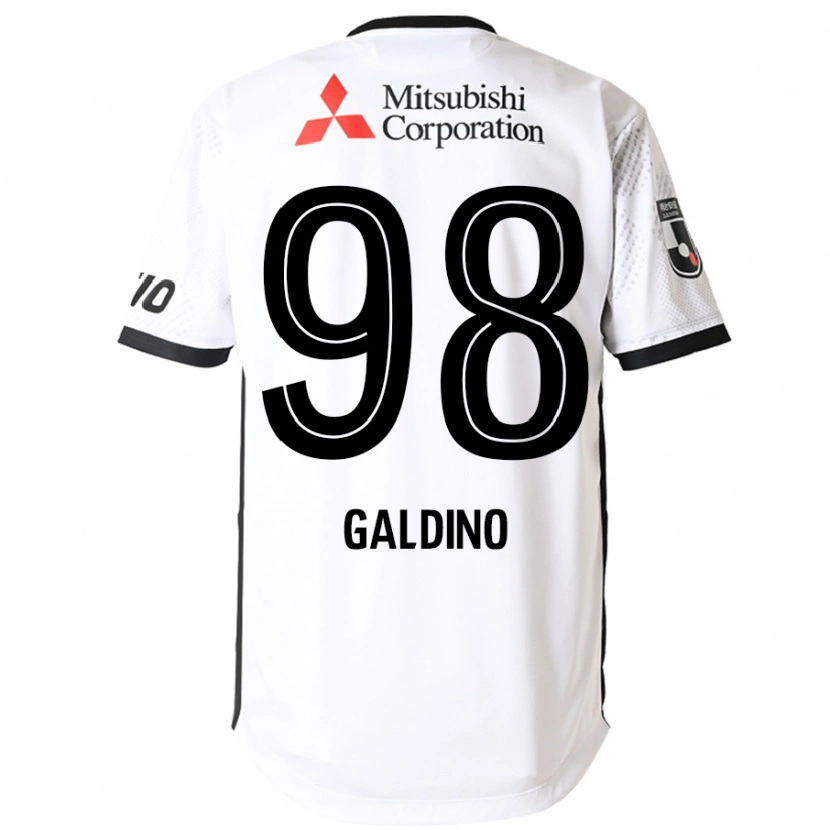 Danxen Kinder Everton Galdino #98 Königsblau Weiß Auswärtstrikot Trikot 2025/26 T-Shirt Schweiz