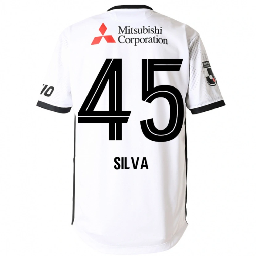 Danxen Kinder Arthur Silva #45 Königsblau Weiß Auswärtstrikot Trikot 2025/26 T-Shirt Schweiz