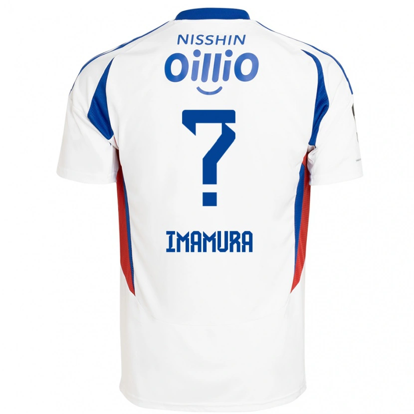 Danxen Kinder Ryoya Imamura #0 Königsblau Weiß Auswärtstrikot Trikot 2025/26 T-Shirt Schweiz