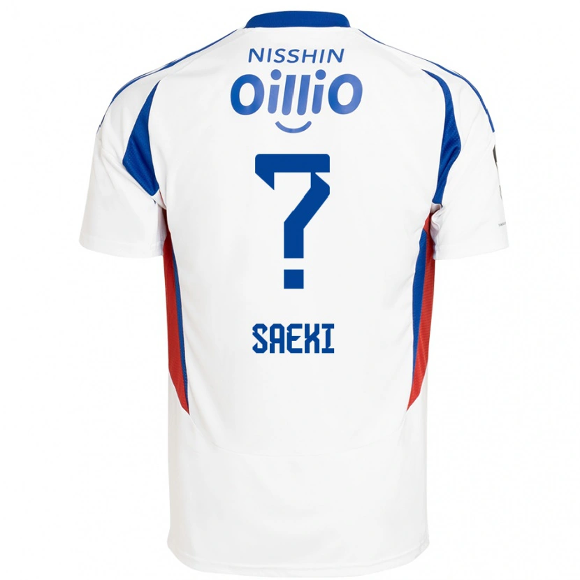 Danxen Kinder Shunya Saeki #0 Königsblau Weiß Auswärtstrikot Trikot 2025/26 T-Shirt Schweiz