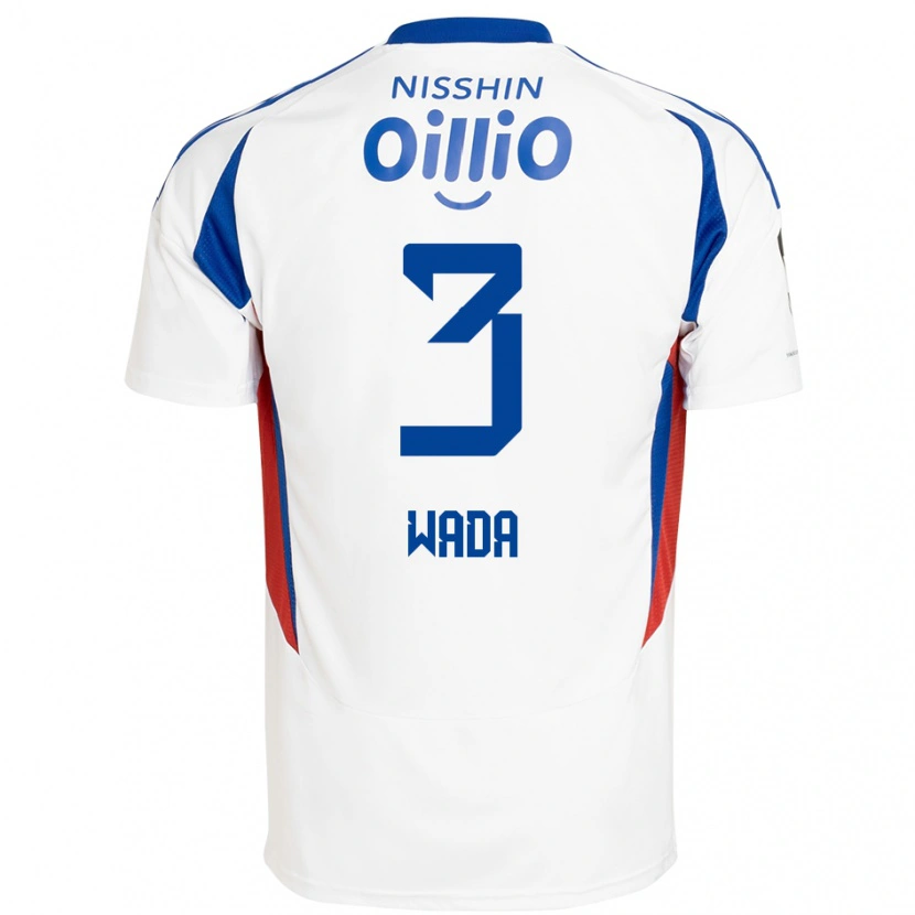 Danxen Kinder Yusei Wada #3 Königsblau Weiß Auswärtstrikot Trikot 2025/26 T-Shirt Schweiz