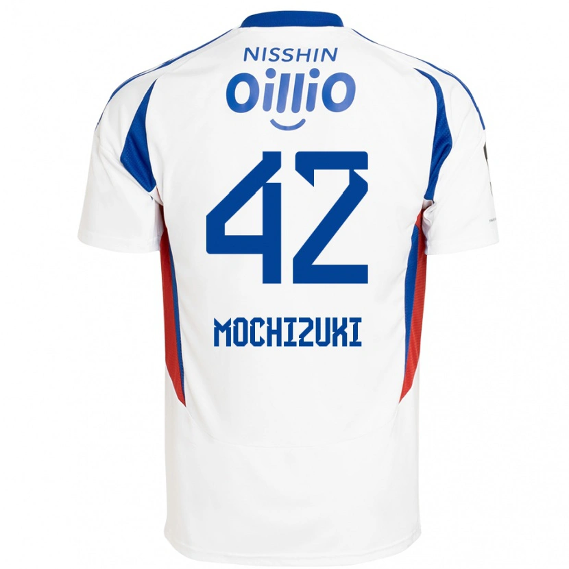 Danxen Kinder Kohei Mochizuki #42 Königsblau Weiß Auswärtstrikot Trikot 2025/26 T-Shirt Schweiz