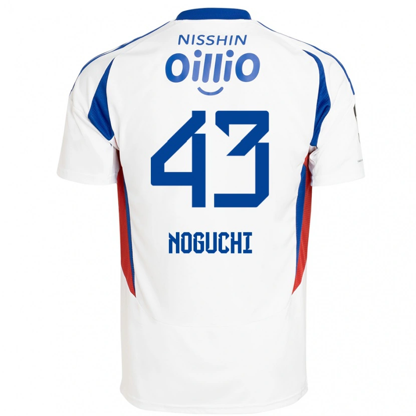 Danxen Kinder Reno Noguchi #43 Königsblau Weiß Auswärtstrikot Trikot 2025/26 T-Shirt Schweiz