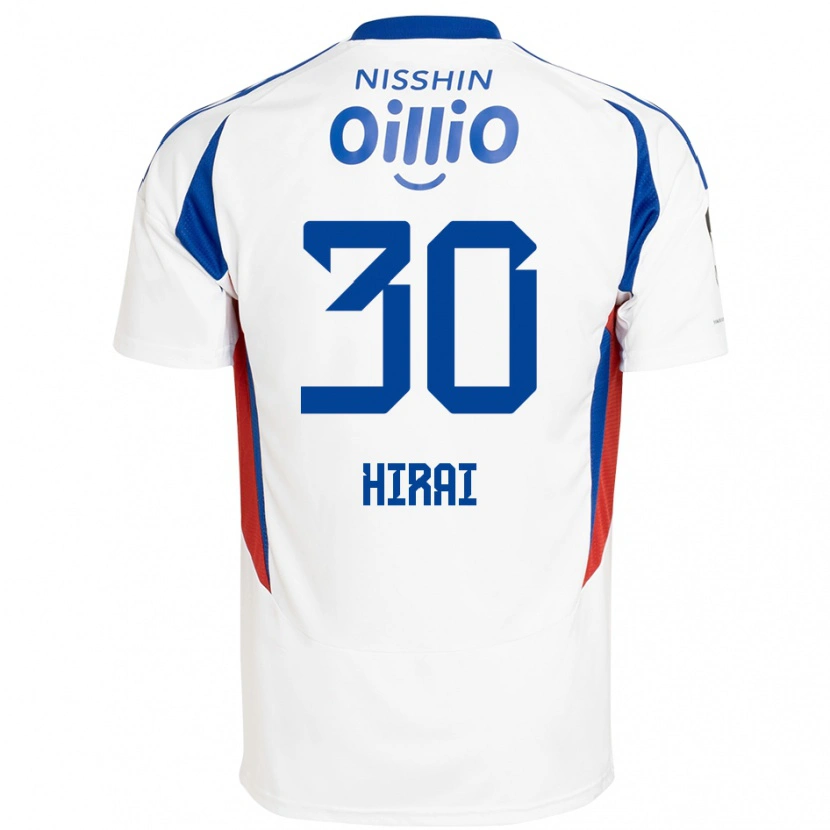 Danxen Kinder Shunsuke Hirai #30 Königsblau Weiß Auswärtstrikot Trikot 2025/26 T-Shirt Schweiz