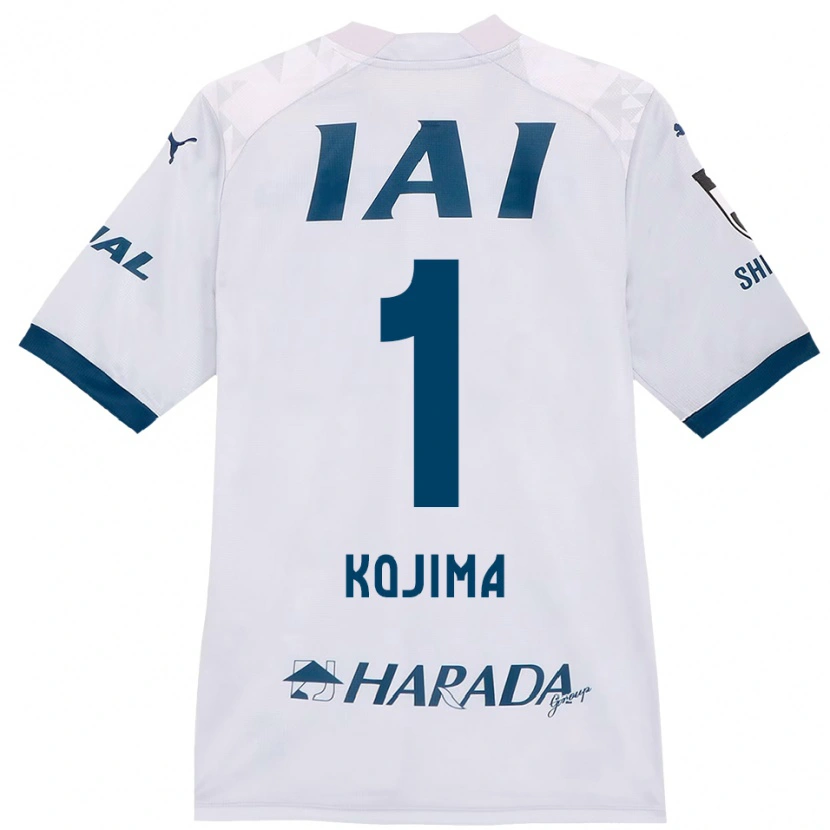 Danxen Kinder Shuta Kojima #1 Weiß Königsblau Auswärtstrikot Trikot 2025/26 T-Shirt Schweiz