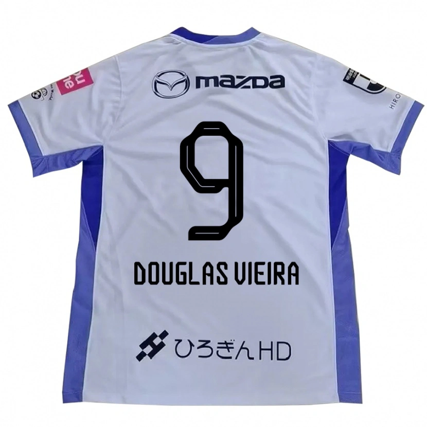 Danxen Kinder Douglas Vieira #9 Lila Orange Auswärtstrikot Trikot 2025/26 T-Shirt Schweiz