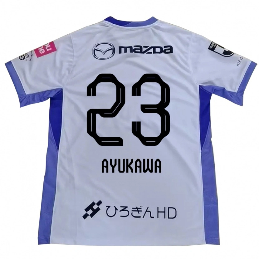 Danxen Kinder Shun Ayukawa #23 Lila Orange Auswärtstrikot Trikot 2025/26 T-Shirt Schweiz