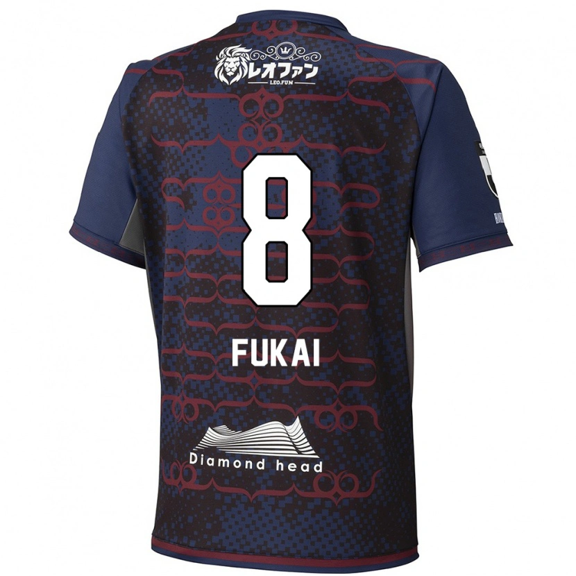 Danxen Kinder Kazuki Fukai #8 Blau Rot Auswärtstrikot Trikot 2025/26 T-Shirt Schweiz