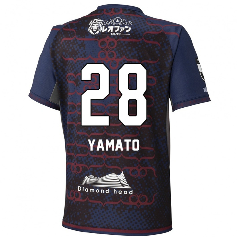 Danxen Kinder Yamato Okada #28 Blau Rot Auswärtstrikot Trikot 2025/26 T-Shirt Schweiz