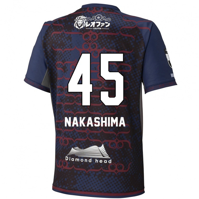 Danxen Kinder Taika Nakashima #45 Blau Rot Auswärtstrikot Trikot 2025/26 T-Shirt Schweiz