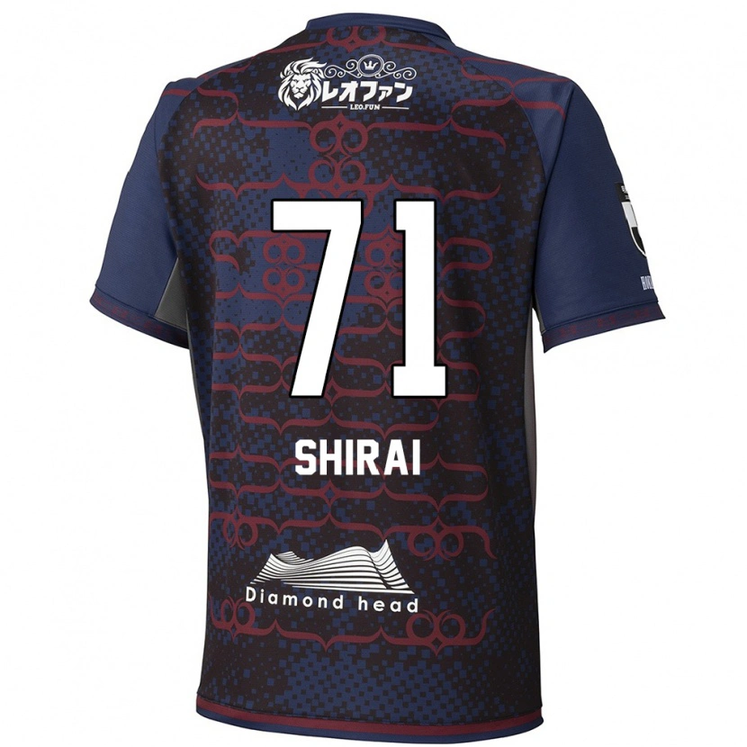 Danxen Kinder Haruto Shirai #71 Blau Rot Auswärtstrikot Trikot 2025/26 T-Shirt Schweiz