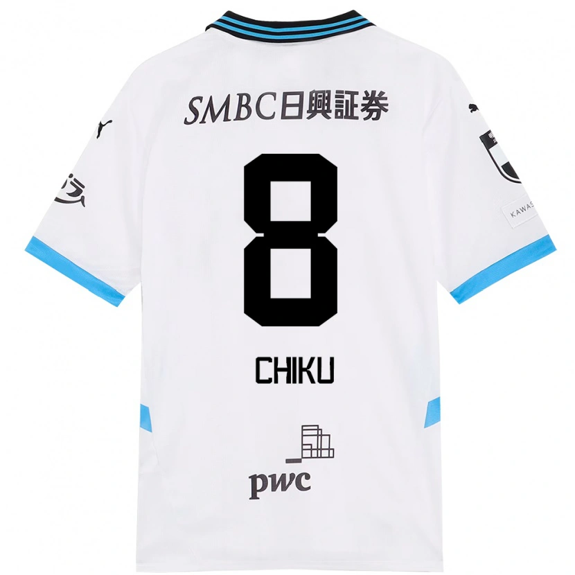 Danxen Kinder Haruki Chiku #8 Himmelblau Schwarz Auswärtstrikot Trikot 2025/26 T-Shirt Schweiz