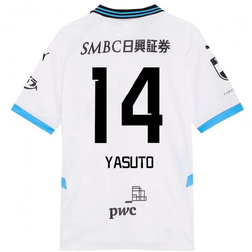 Danxen Kinder Yasuto Wakizaka #14 Himmelblau Schwarz Auswärtstrikot Trikot 2025/26 T-Shirt Schweiz