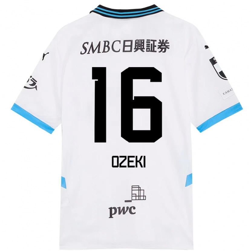Danxen Kinder Yuto Ozeki #16 Himmelblau Schwarz Auswärtstrikot Trikot 2025/26 T-Shirt Schweiz