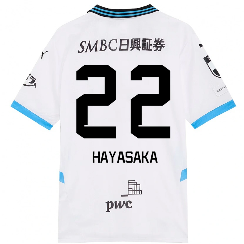 Danxen Kinder Yuki Hayasaka #22 Himmelblau Schwarz Auswärtstrikot Trikot 2025/26 T-Shirt Schweiz