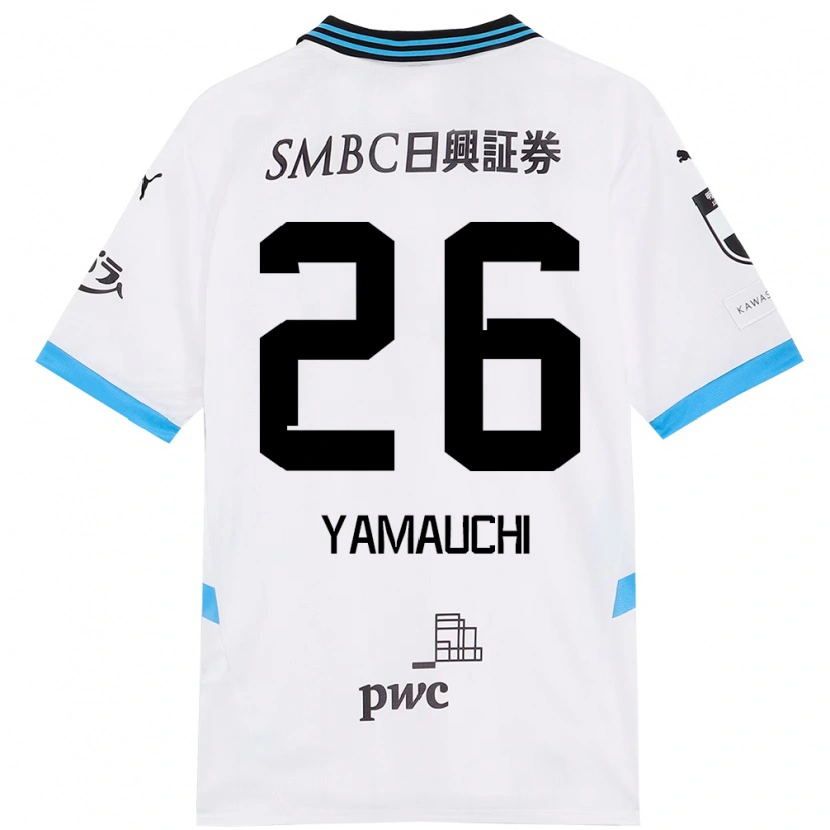 Danxen Kinder Hinata Yamauchi #26 Himmelblau Schwarz Auswärtstrikot Trikot 2025/26 T-Shirt Schweiz