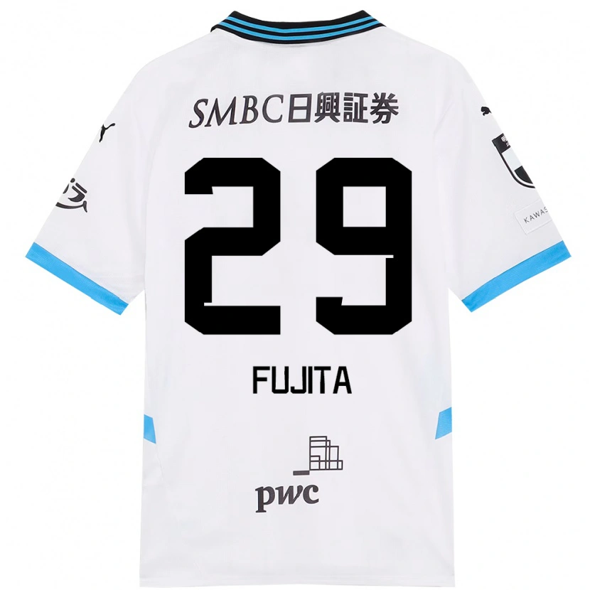 Danxen Kinder Asuto Fujita #29 Himmelblau Schwarz Auswärtstrikot Trikot 2025/26 T-Shirt Schweiz