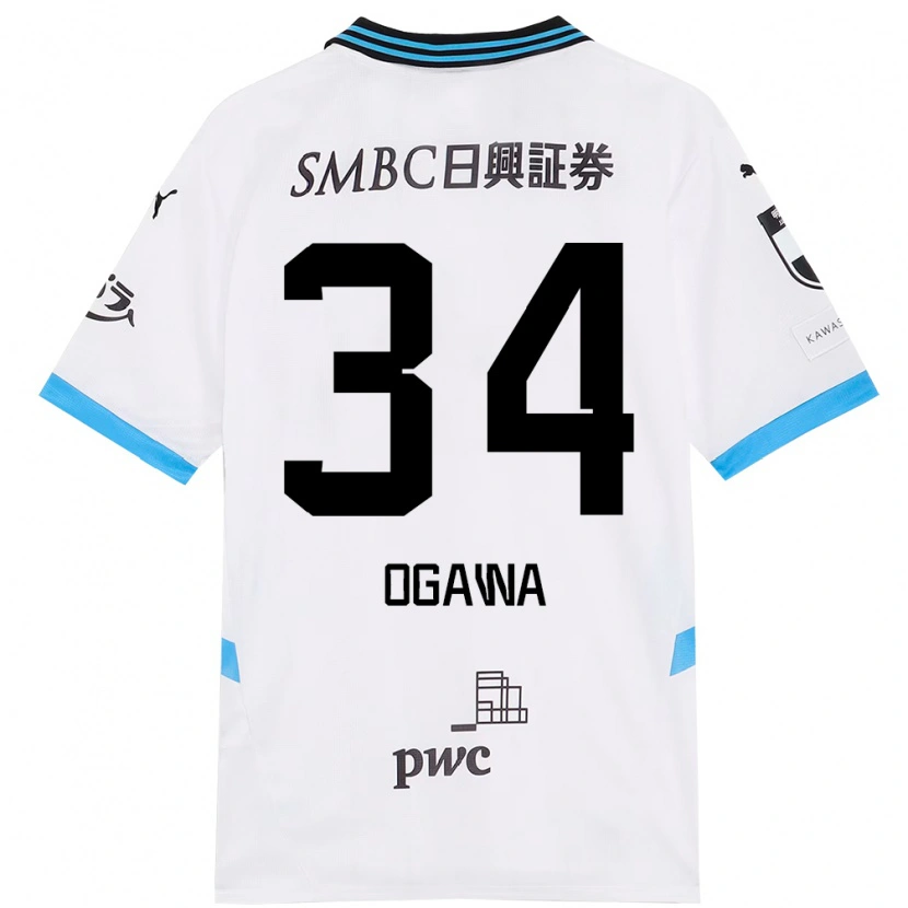Danxen Kinder Hiroto Ogawa #34 Himmelblau Schwarz Auswärtstrikot Trikot 2025/26 T-Shirt Schweiz