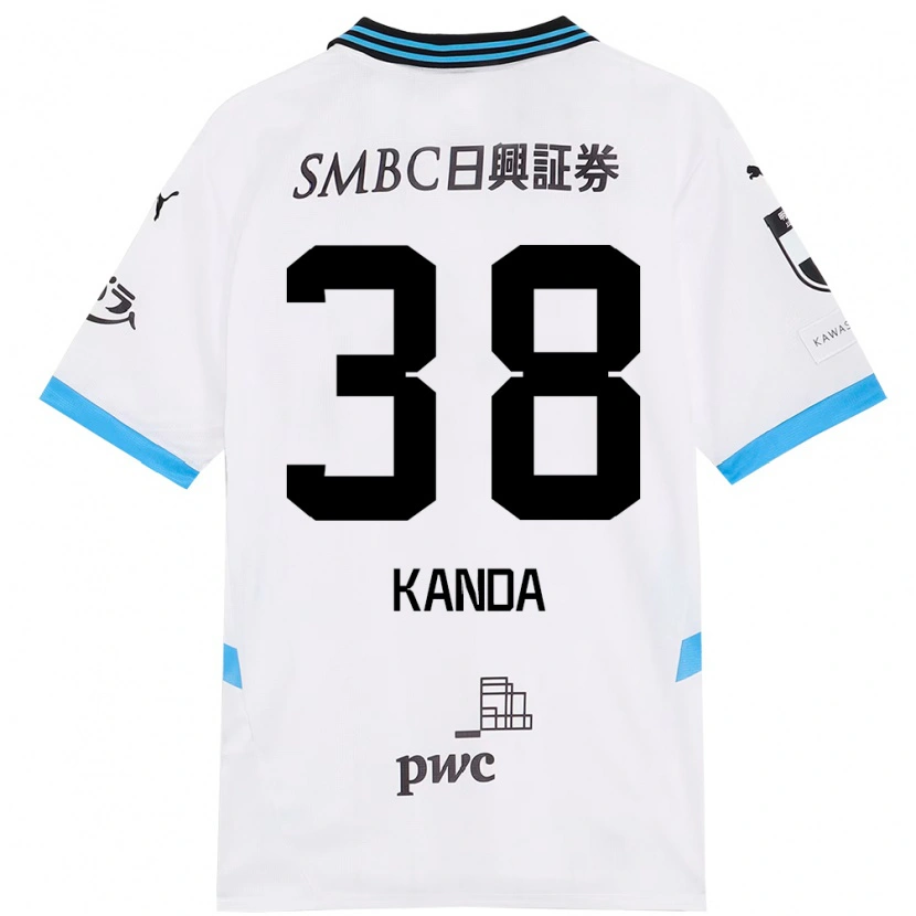 Danxen Kinder Soma Kanda #38 Himmelblau Schwarz Auswärtstrikot Trikot 2025/26 T-Shirt Schweiz