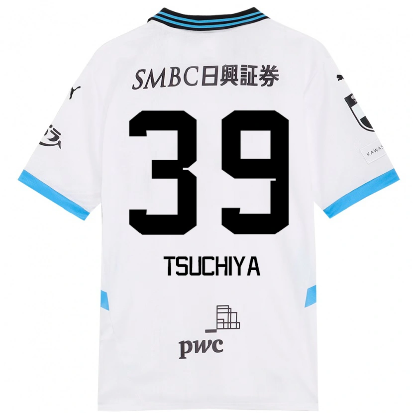 Danxen Kinder Kaito Tsuchiya #39 Himmelblau Schwarz Auswärtstrikot Trikot 2025/26 T-Shirt Schweiz