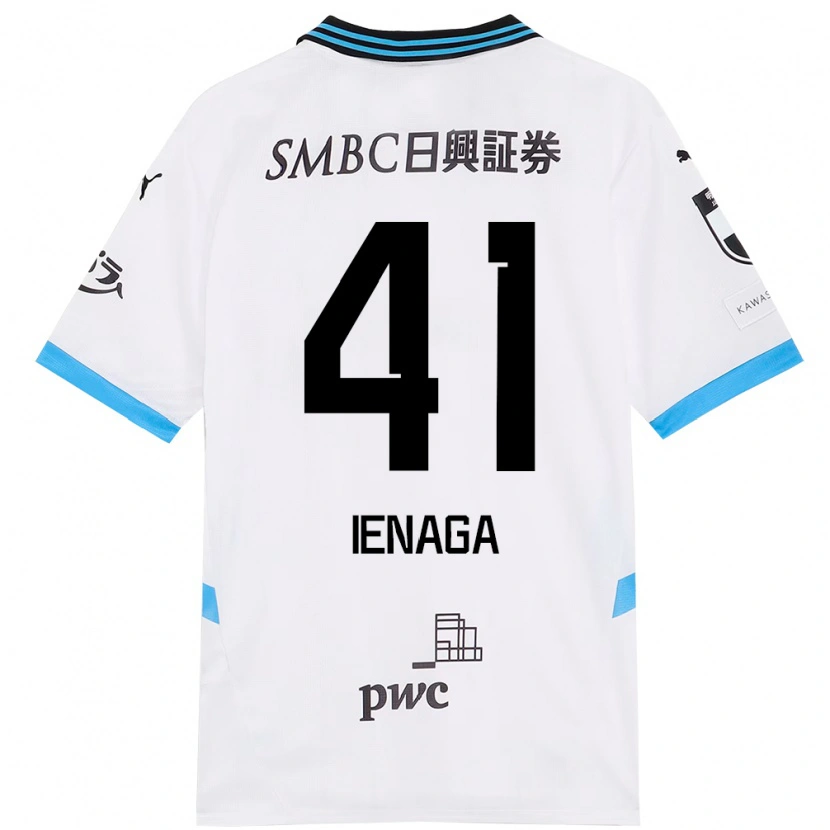 Danxen Kinder Akihiro Ienaga #41 Himmelblau Schwarz Auswärtstrikot Trikot 2025/26 T-Shirt Schweiz