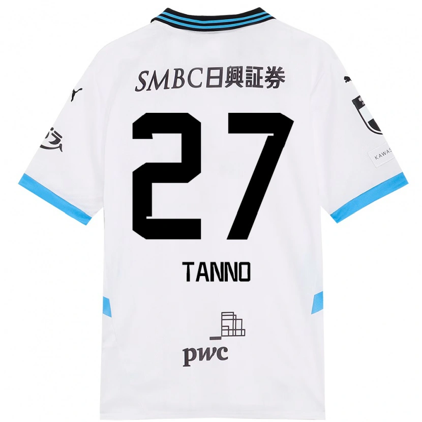 Danxen Kinder Kenta Tanno #27 Himmelblau Schwarz Auswärtstrikot Trikot 2025/26 T-Shirt Schweiz