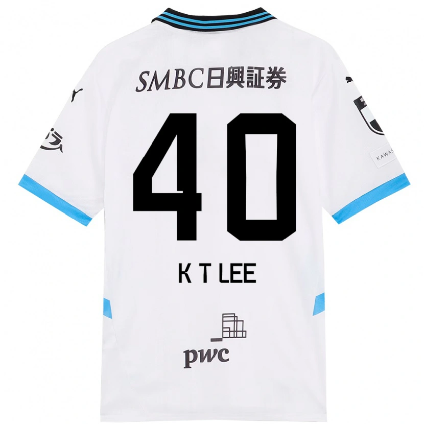 Danxen Kinder Kyeong-Tae Lee #40 Himmelblau Schwarz Auswärtstrikot Trikot 2025/26 T-Shirt Schweiz