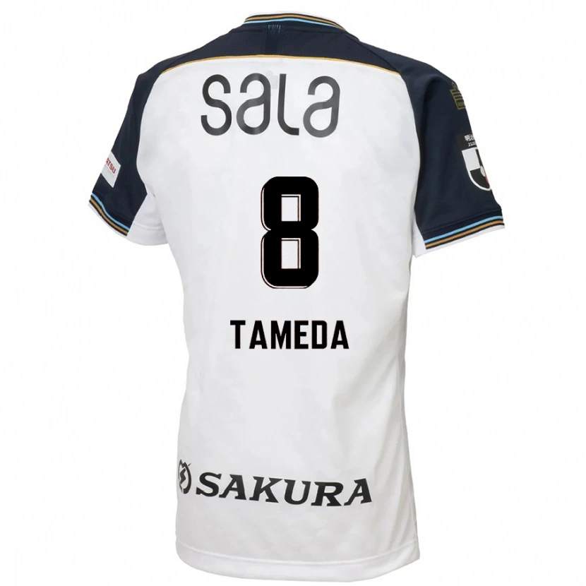 Danxen Kinder Hirotaka Tameda #8 Himmelblau Schwarz Auswärtstrikot Trikot 2025/26 T-Shirt Schweiz