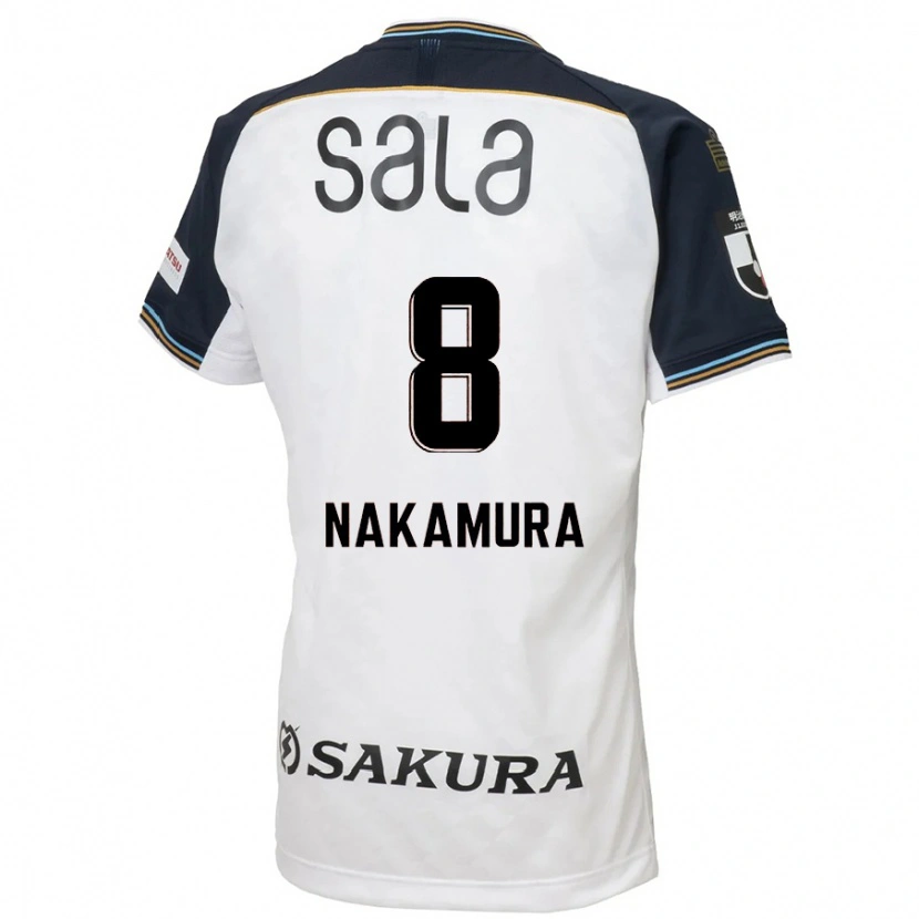 Danxen Kinder Shunta Nakamura #8 Himmelblau Schwarz Auswärtstrikot Trikot 2025/26 T-Shirt Schweiz