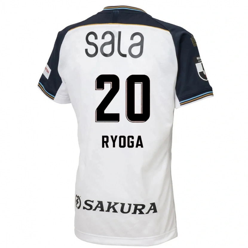 Danxen Kinder Ryoga Sato #20 Weiß Schwarz Auswärtstrikot Trikot 2025/26 T-Shirt Schweiz