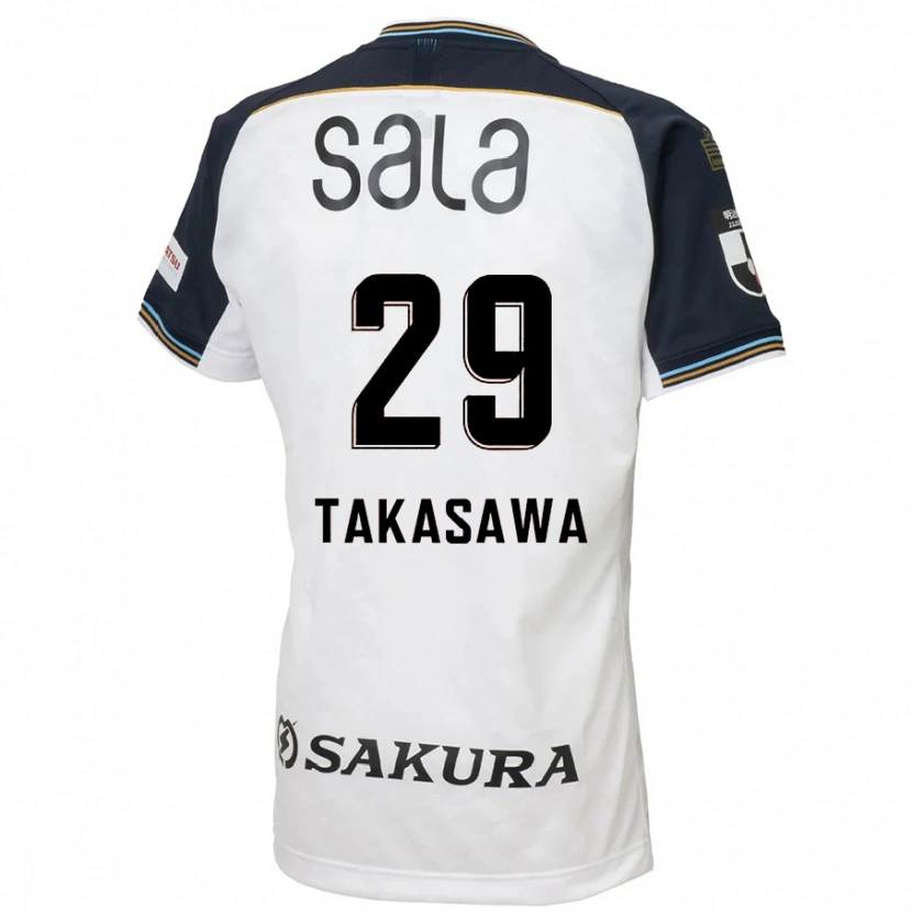 Danxen Kinder Kaito Takasawa #29 Himmelblau Schwarz Auswärtstrikot Trikot 2025/26 T-Shirt Schweiz