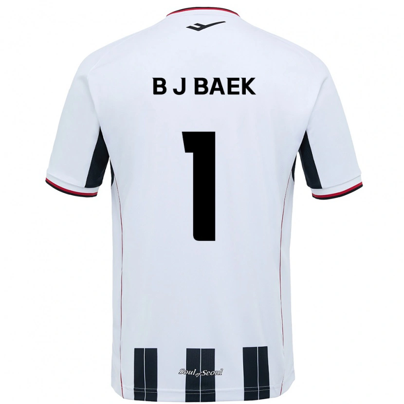 Danxen Kinder Jong-Beom Baek #1 Schwarz Rot Auswärtstrikot Trikot 2025/26 T-Shirt Schweiz