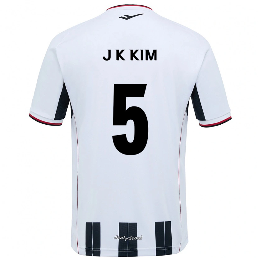 Danxen Kinder Jae-Kang Kim #5 Schwarz Rot Auswärtstrikot Trikot 2025/26 T-Shirt Schweiz