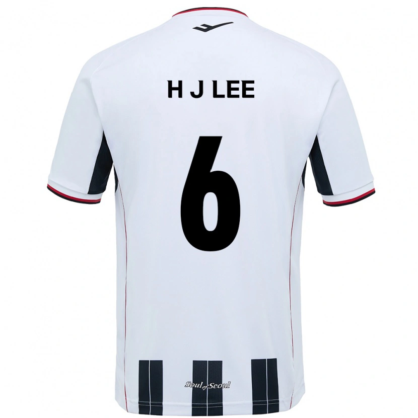 Danxen Kinder Ju-Hwan Lee #6 Schwarz Rot Auswärtstrikot Trikot 2025/26 T-Shirt Schweiz