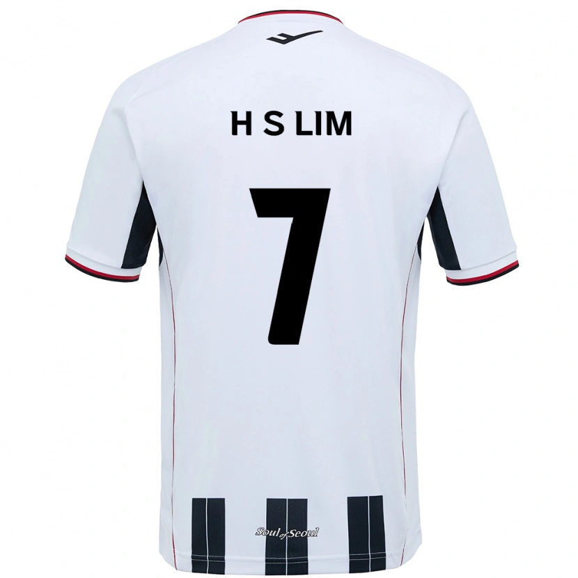 Danxen Kinder Sang-Hyub Lim #7 Schwarz Rot Auswärtstrikot Trikot 2025/26 T-Shirt Schweiz