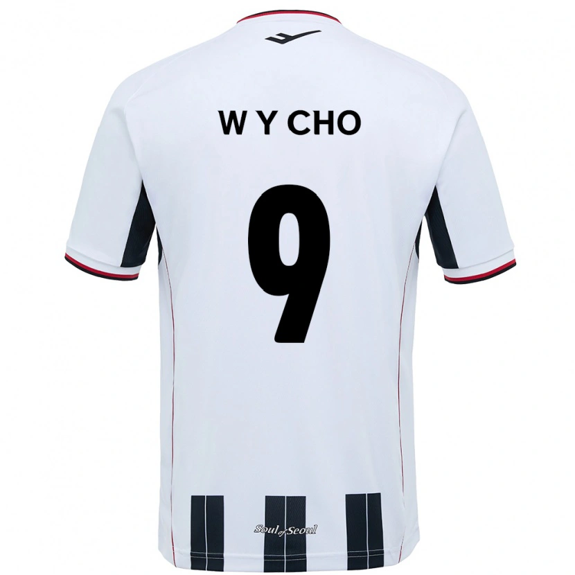 Danxen Kinder Young-Wook Cho #9 Schwarz Rot Auswärtstrikot Trikot 2025/26 T-Shirt Schweiz