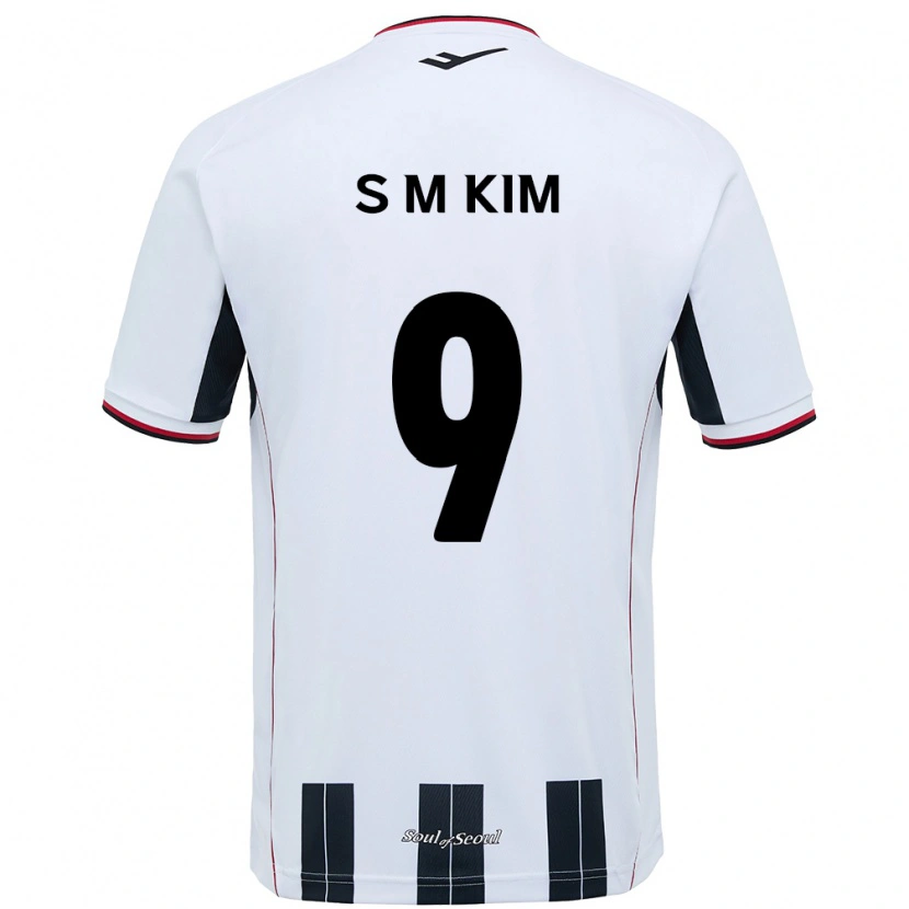 Danxen Kinder Min-Sung Kim #9 Schwarz Rot Auswärtstrikot Trikot 2025/26 T-Shirt Schweiz