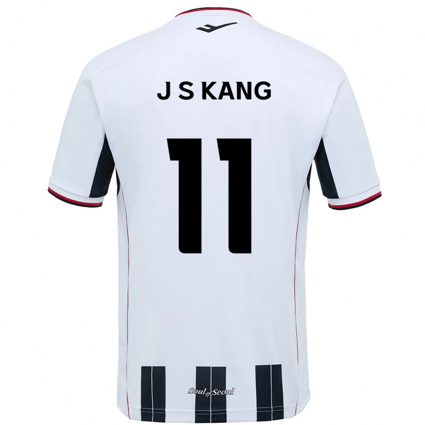 Danxen Kinder Seong-Jin Kang #11 Schwarz Rot Auswärtstrikot Trikot 2025/26 T-Shirt Schweiz