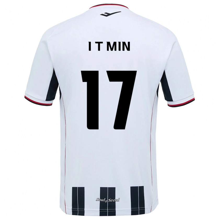 Danxen Kinder Tae-In Min #17 Schwarz Rot Auswärtstrikot Trikot 2025/26 T-Shirt Schweiz