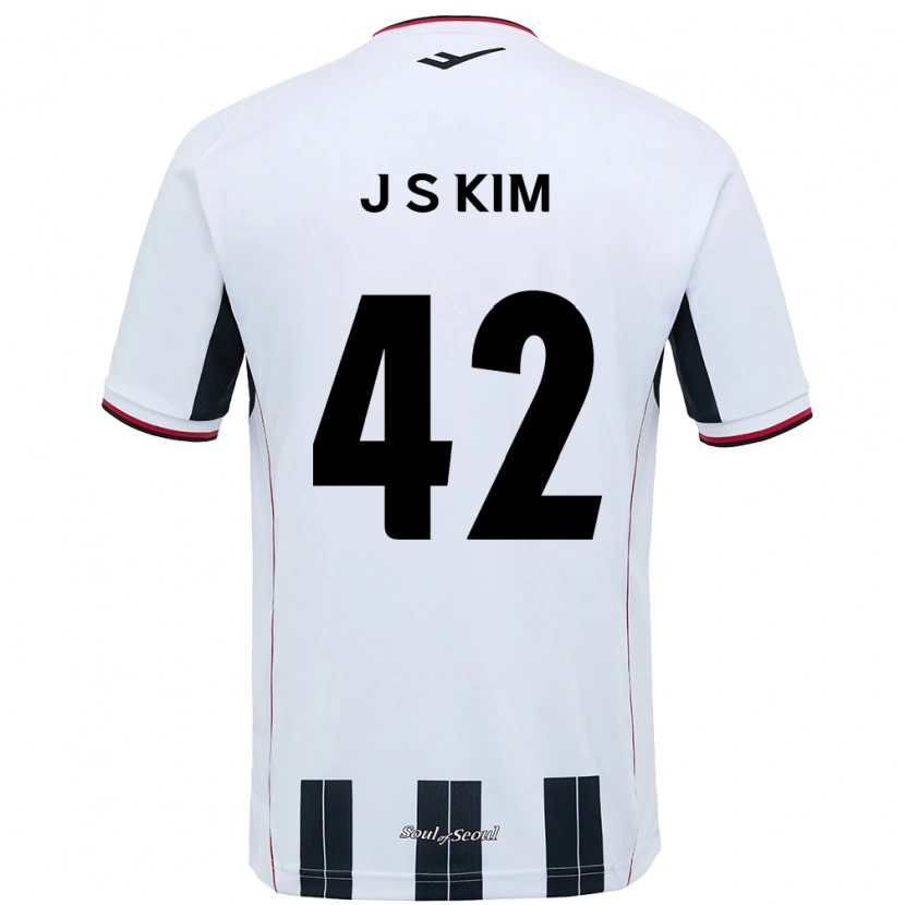 Danxen Kinder Shin-Jin Kim #42 Schwarz Rot Auswärtstrikot Trikot 2025/26 T-Shirt Schweiz
