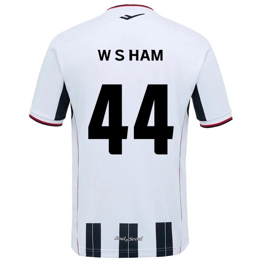 Danxen Kinder Sun-Woo Ham #44 Schwarz Rot Auswärtstrikot Trikot 2025/26 T-Shirt Schweiz