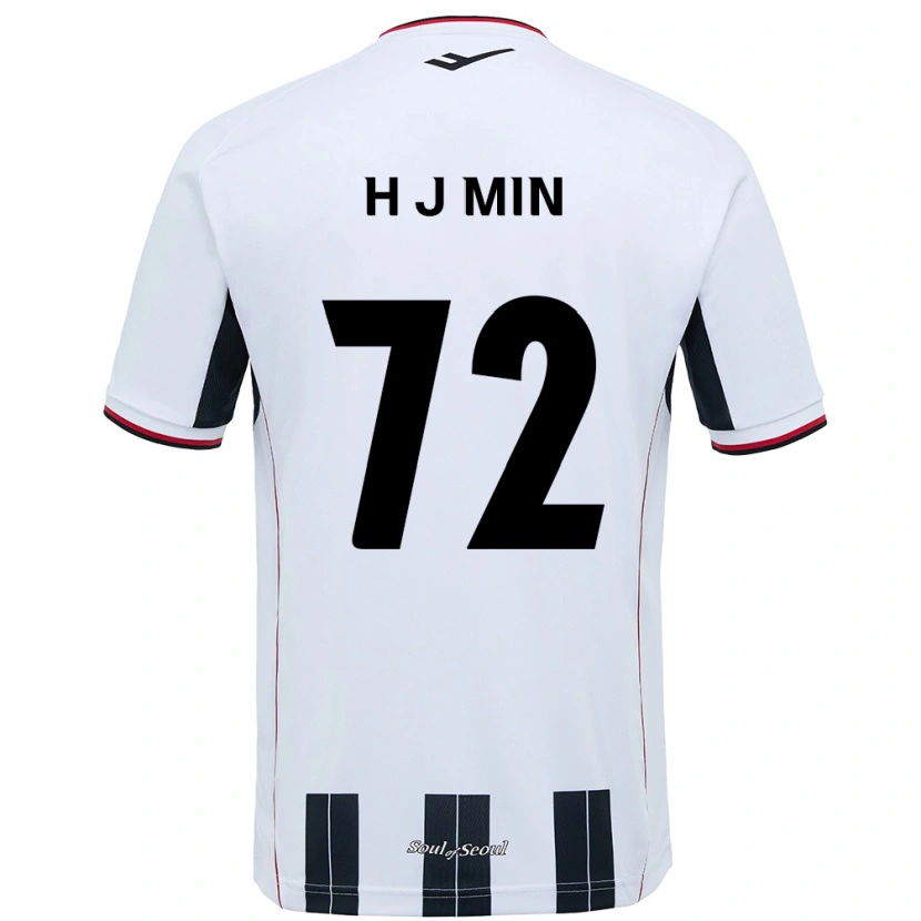 Danxen Kinder Ji-Hoon Min #72 Schwarz Rot Auswärtstrikot Trikot 2025/26 T-Shirt Schweiz