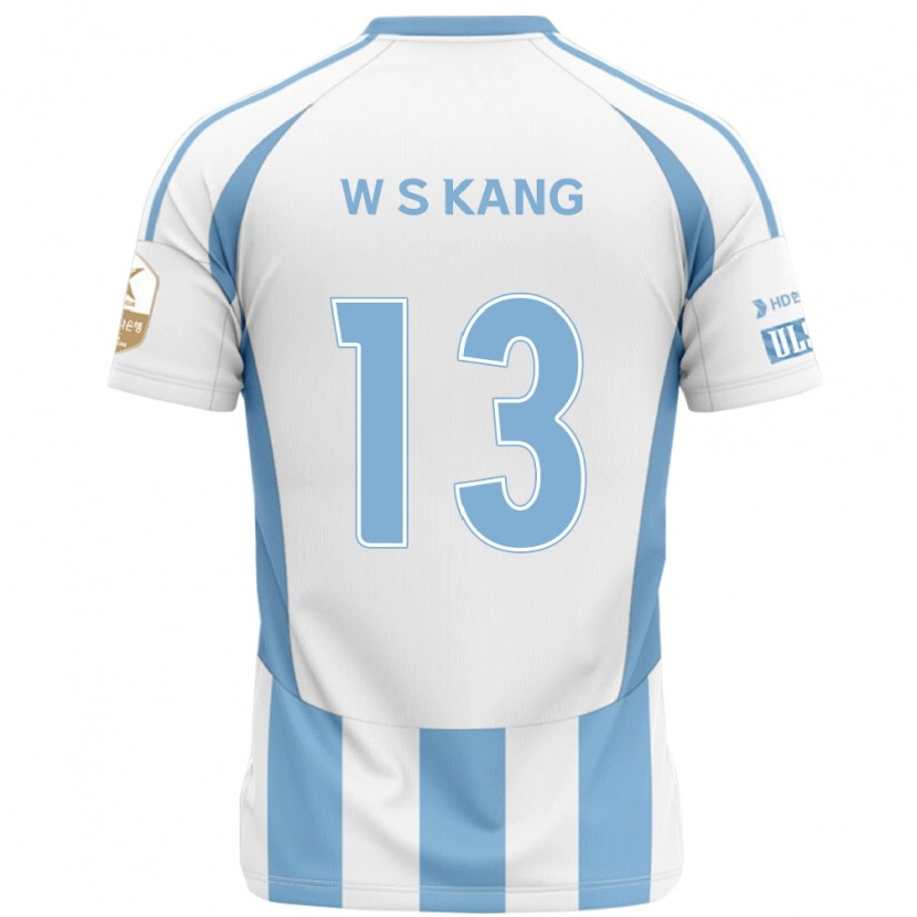 Danxen Kinder Sang-Woo Kang #13 Königsblau Gelb Auswärtstrikot Trikot 2025/26 T-Shirt Schweiz