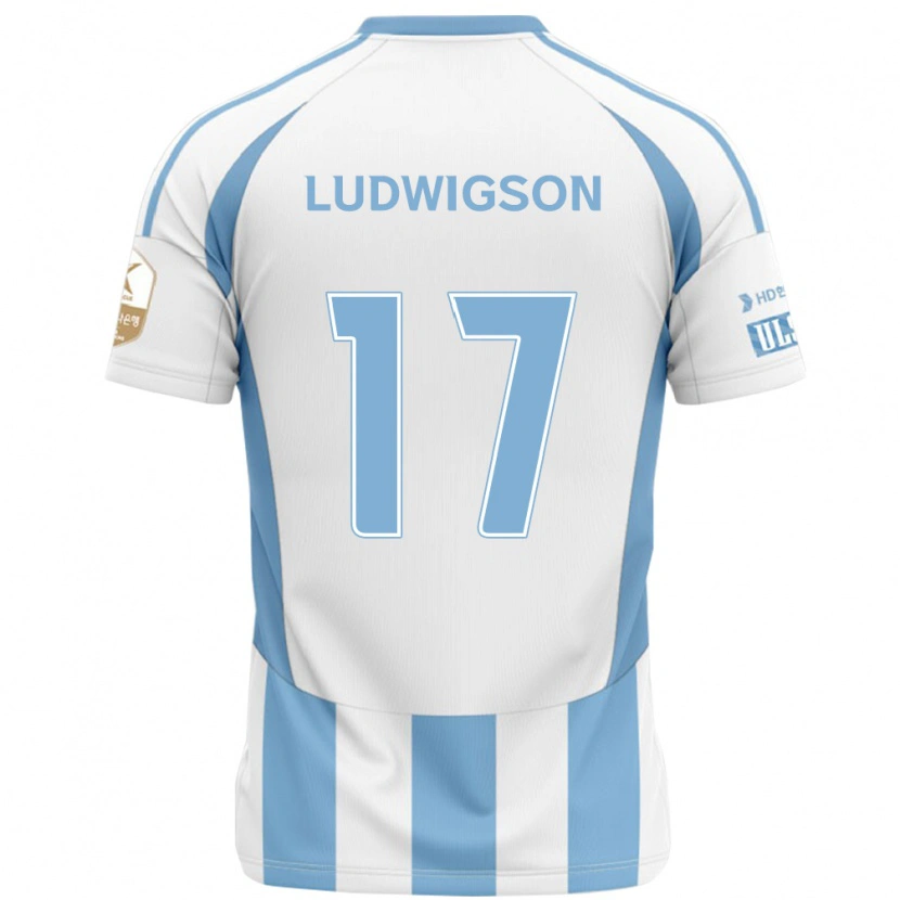 Danxen Kinder Gustav Ludwigson #17 Königsblau Gelb Auswärtstrikot Trikot 2025/26 T-Shirt Schweiz