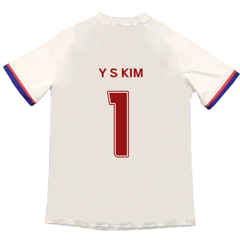Danxen Kinder Seong-Yoon Kim #1 Königsblau Rot Auswärtstrikot Trikot 2025/26 T-Shirt Schweiz