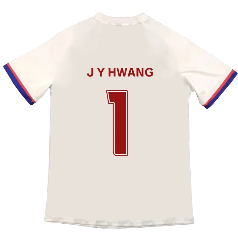 Danxen Kinder Jae-Yun Hwang #1 Königsblau Rot Auswärtstrikot Trikot 2025/26 T-Shirt Schweiz