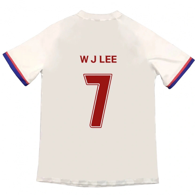 Danxen Kinder Jae-Won Lee #7 Off-White Rot Auswärtstrikot Trikot 2025/26 T-Shirt Schweiz